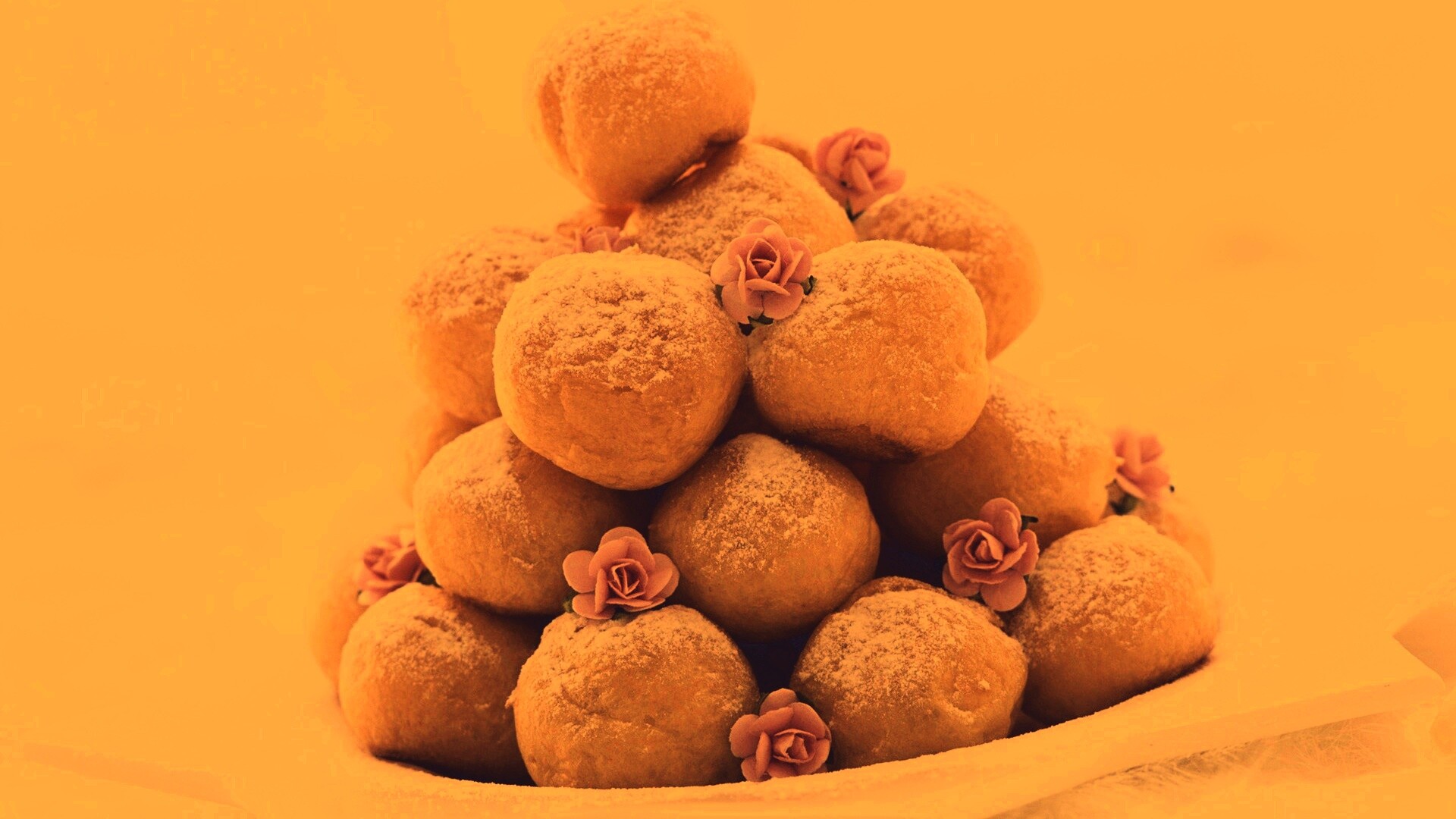 Круглые пироженки обои