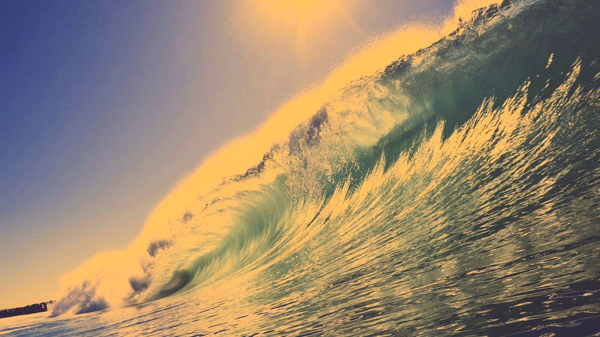 Волна — мечта серфера обои