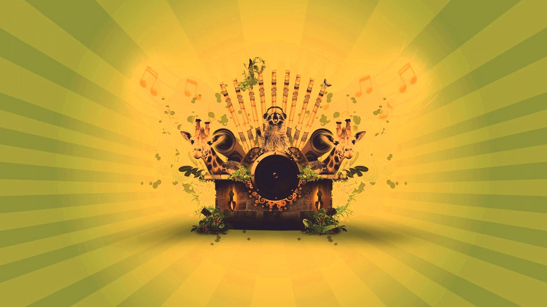 Музыка джунглей обои