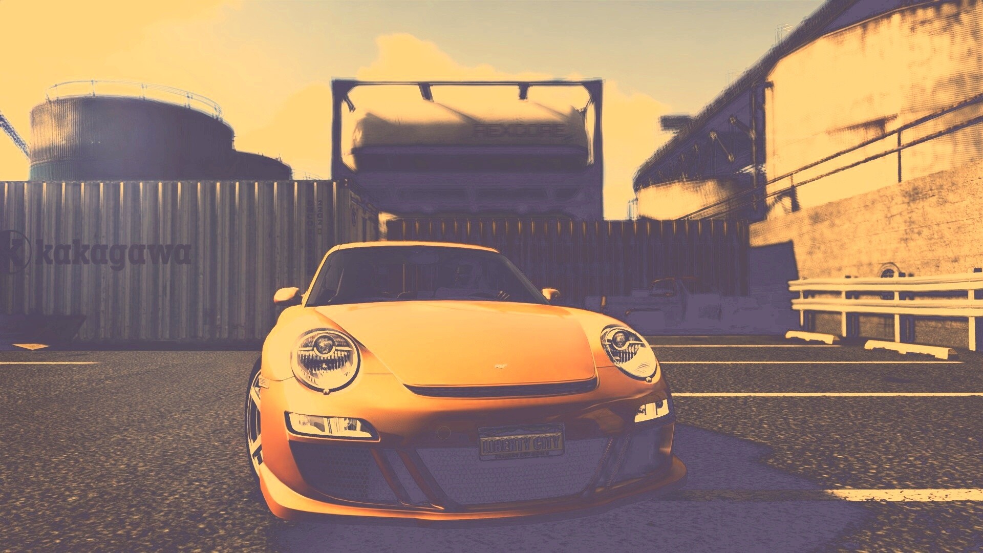 Порше из GTA4 обои