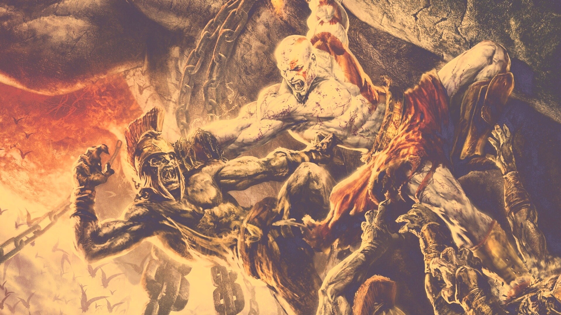 Бог войны обои