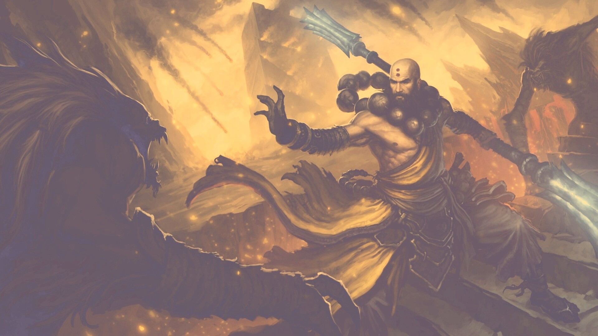 Монах из Diablo 3 обои