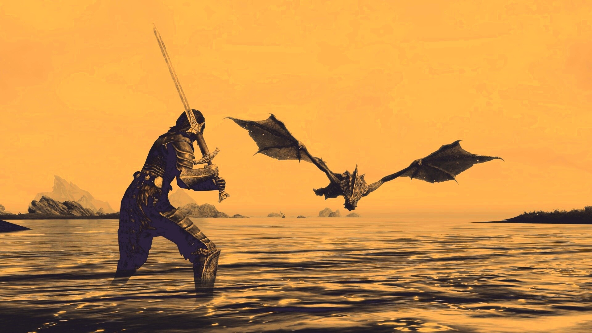 Дым над водой обои