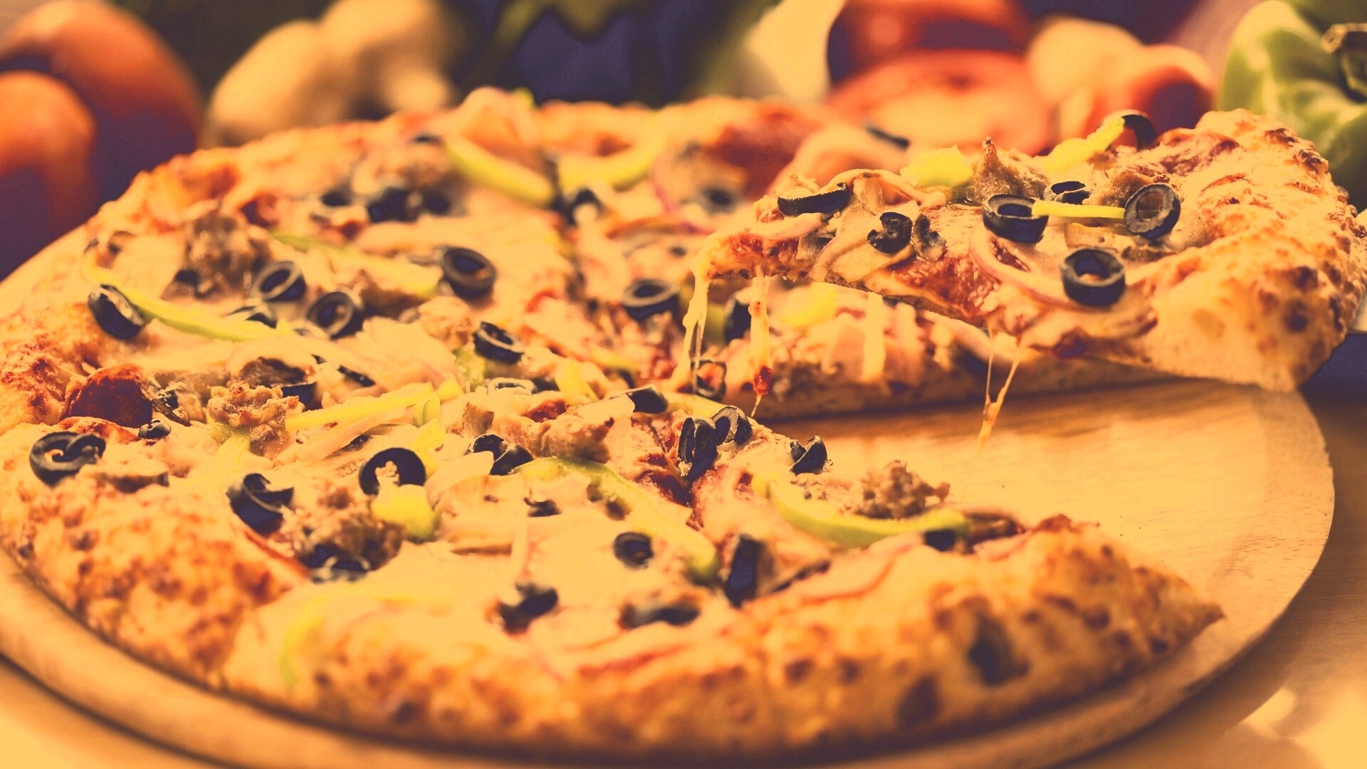 Пицца обои