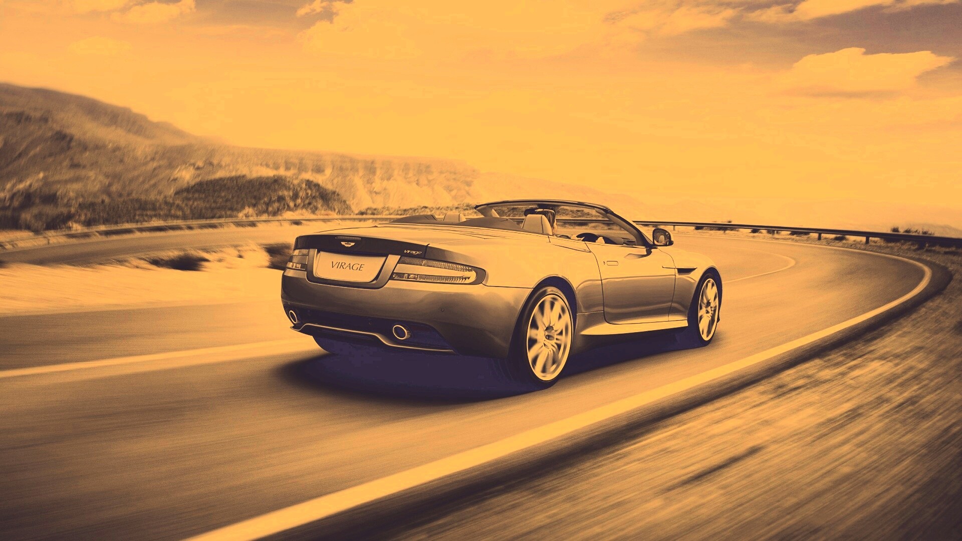 Астон кабриолет обои