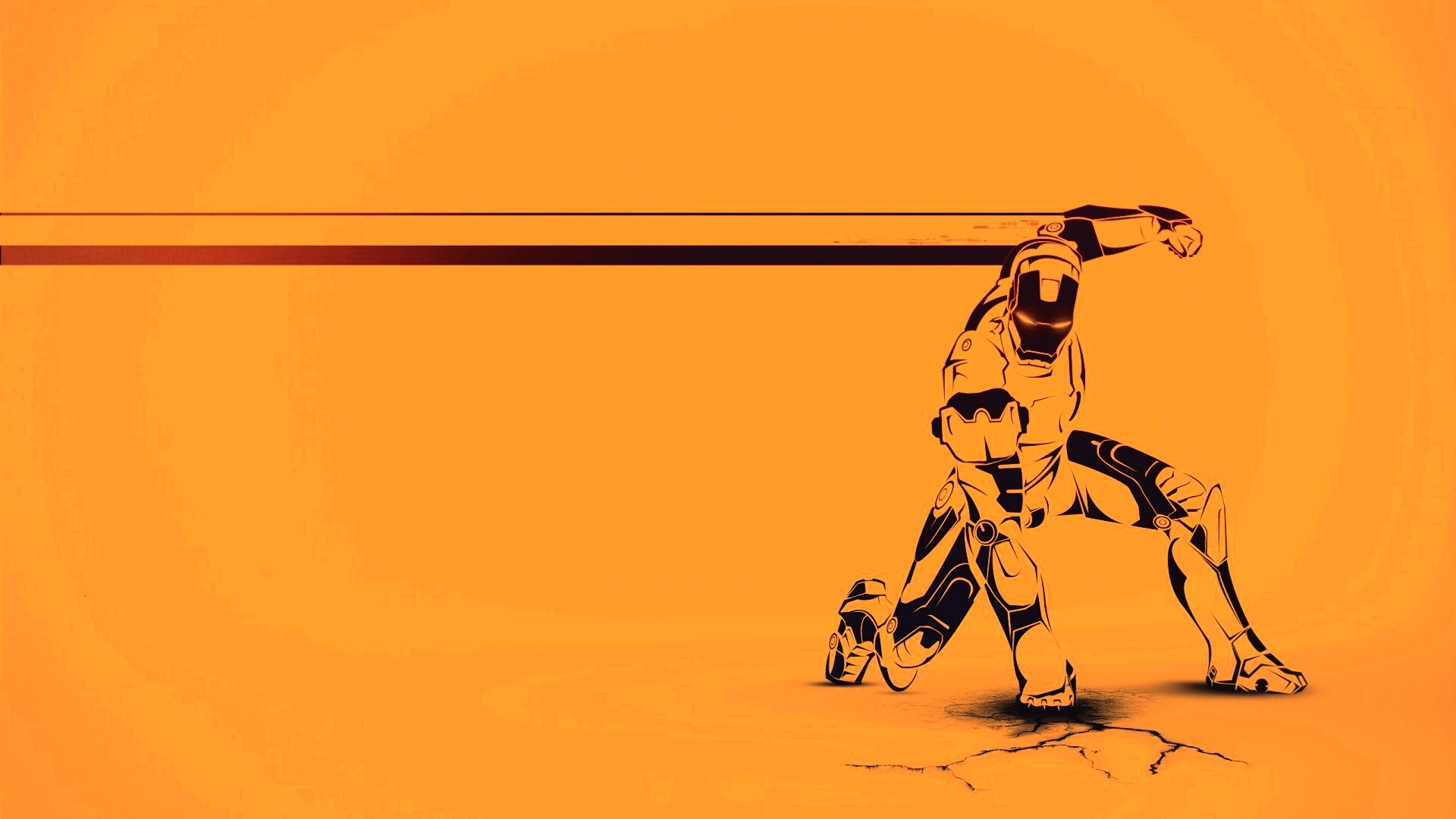 Векторный Железный Человек обои