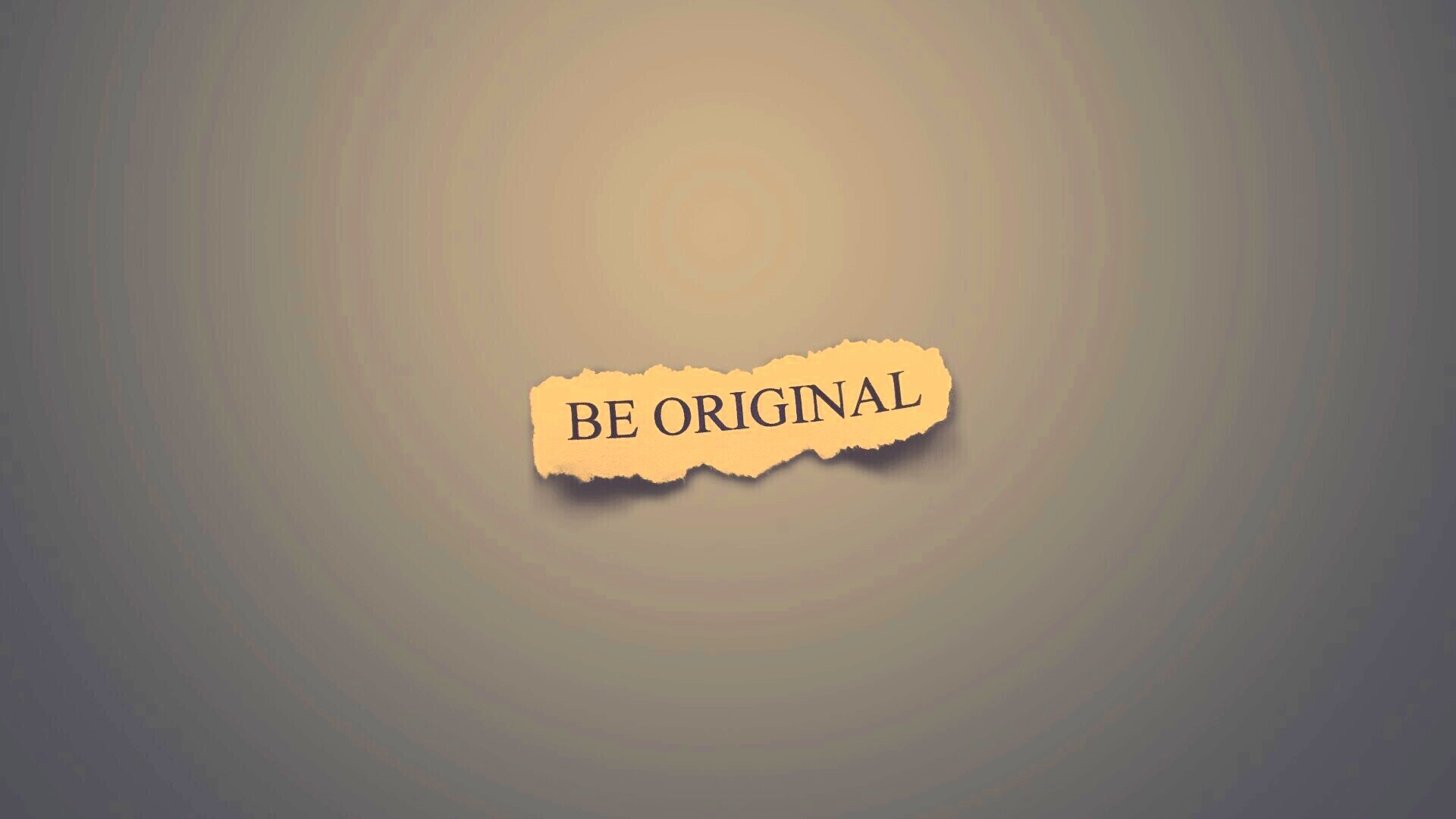 Будь оригинален обои