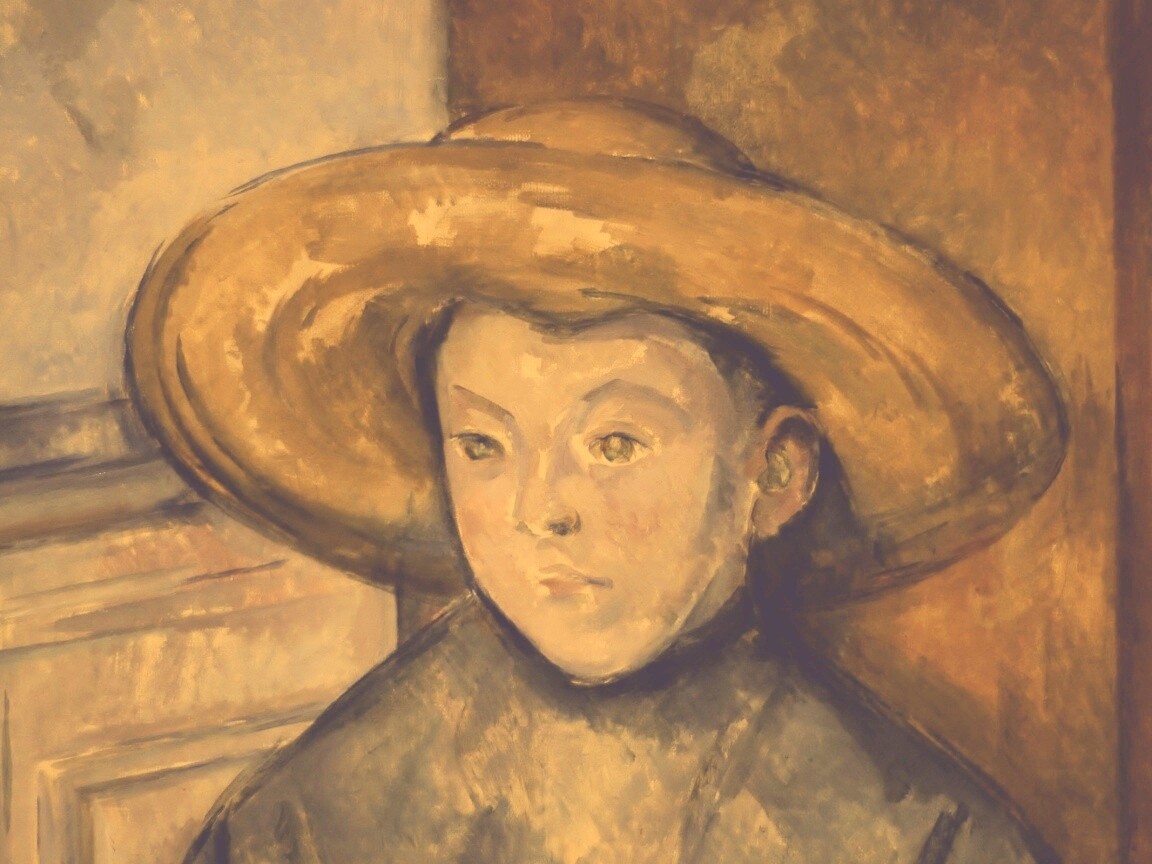 Мальчик в шляпе обои