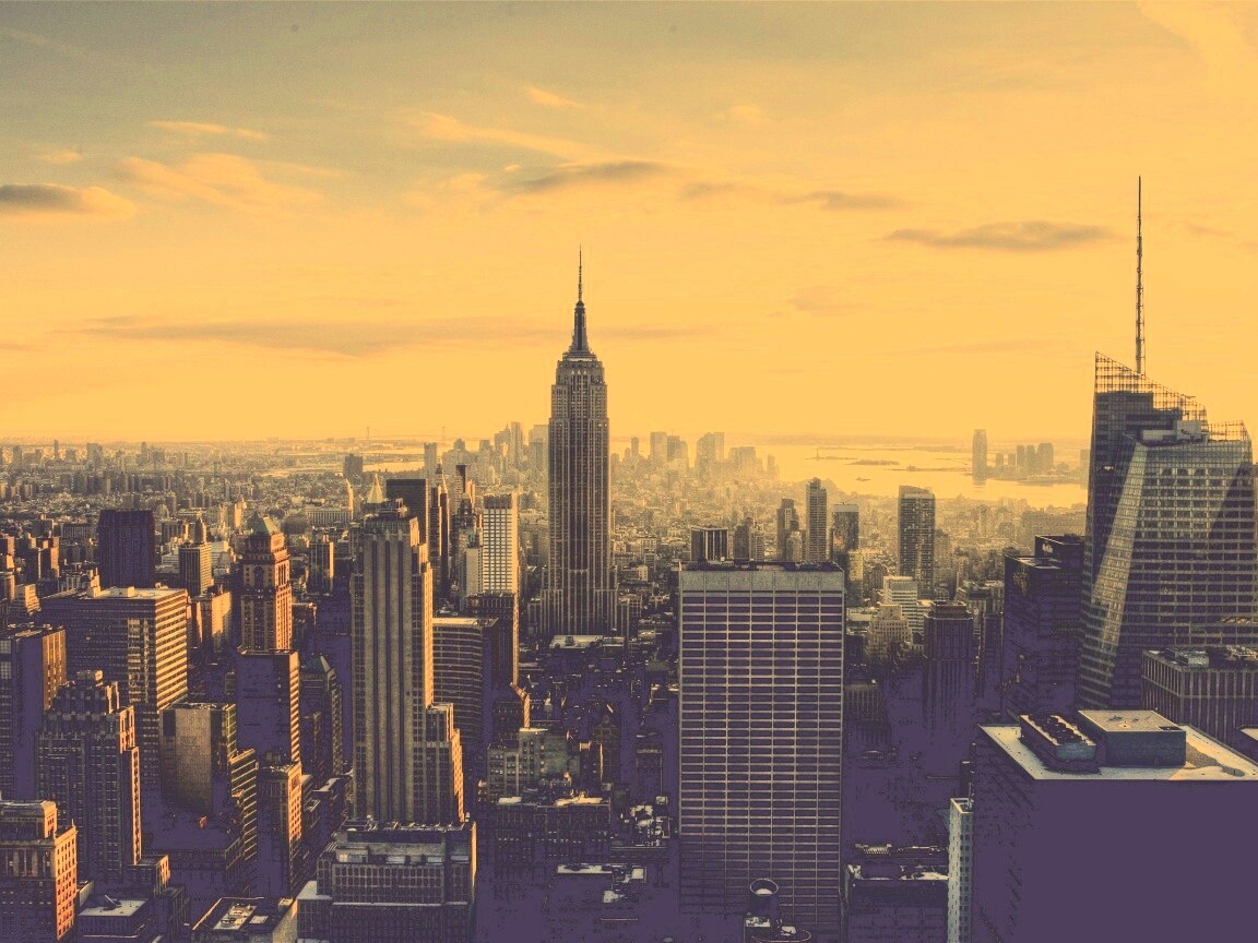 Большой город обои