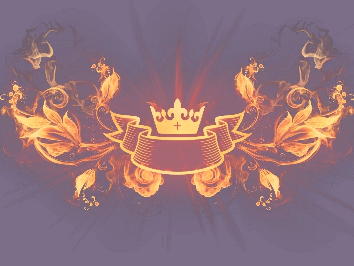 Пламенные цветы обои