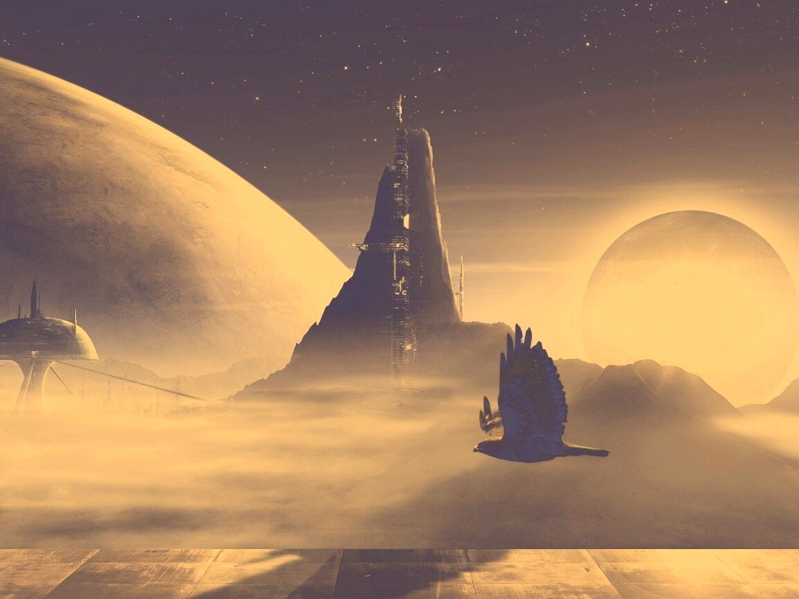 Город на другой планете обои