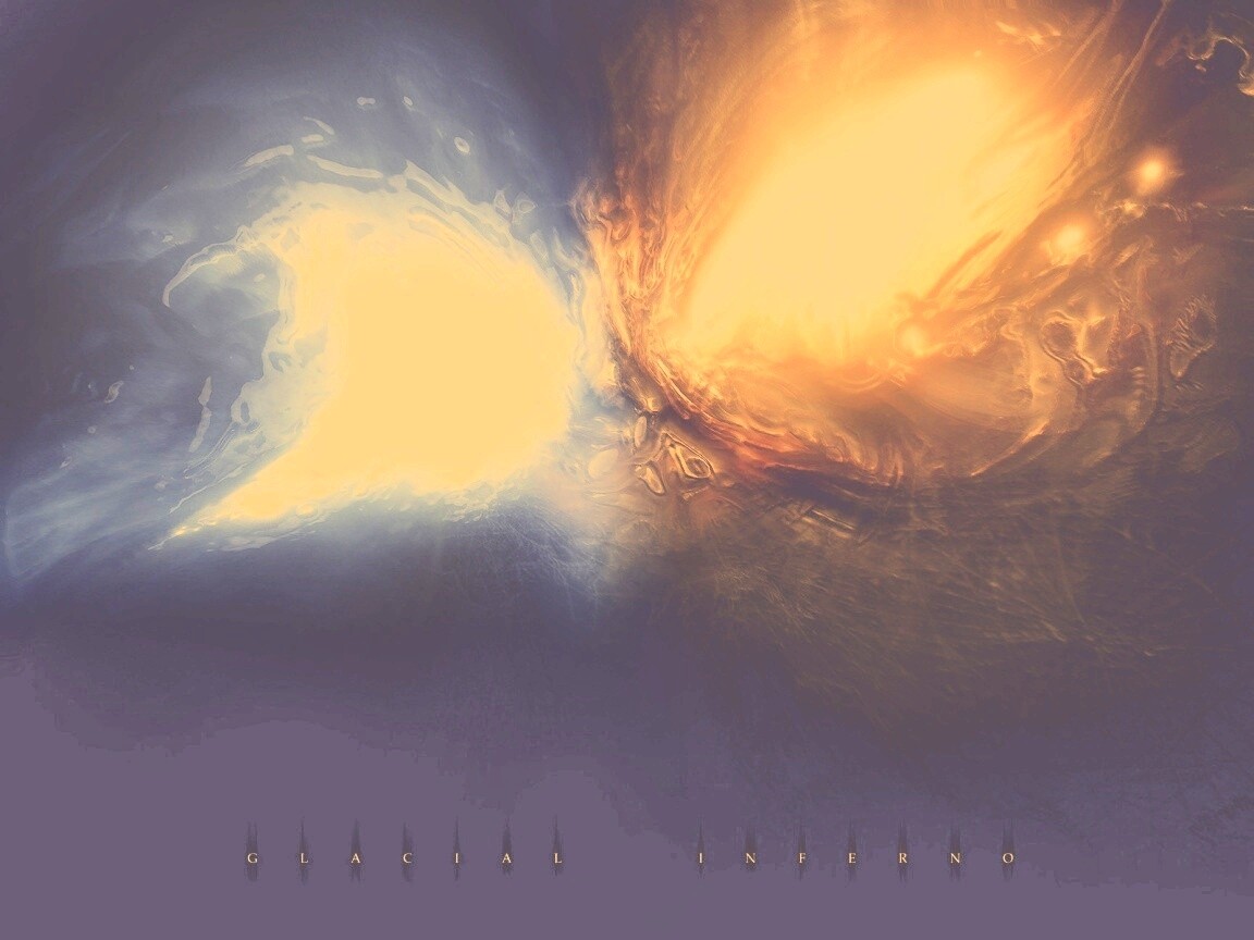 Огонь против льда обои