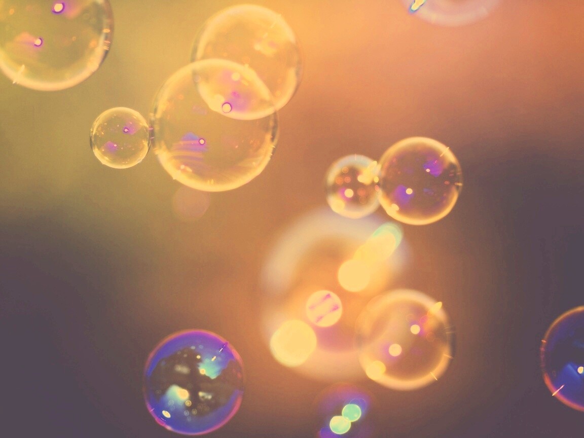 Мыльные пузыри обои