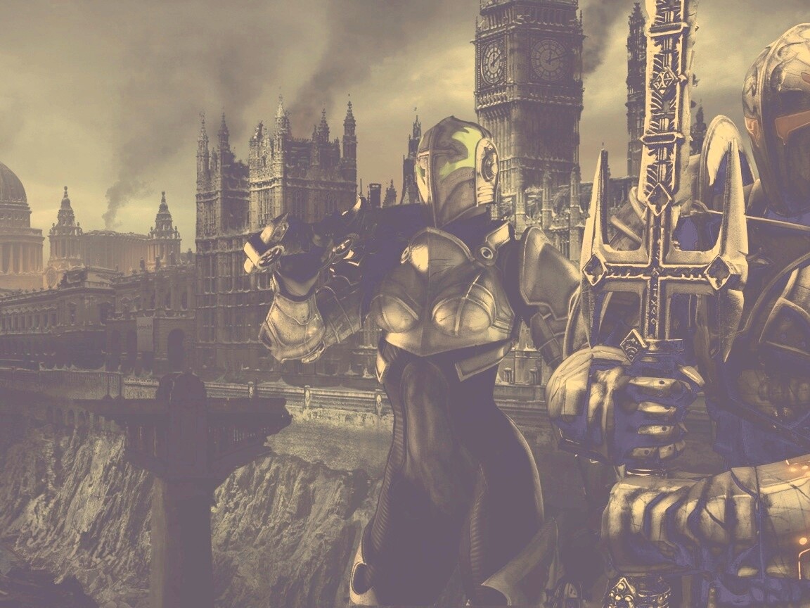 Постапокалиптический Лондон из игры обои