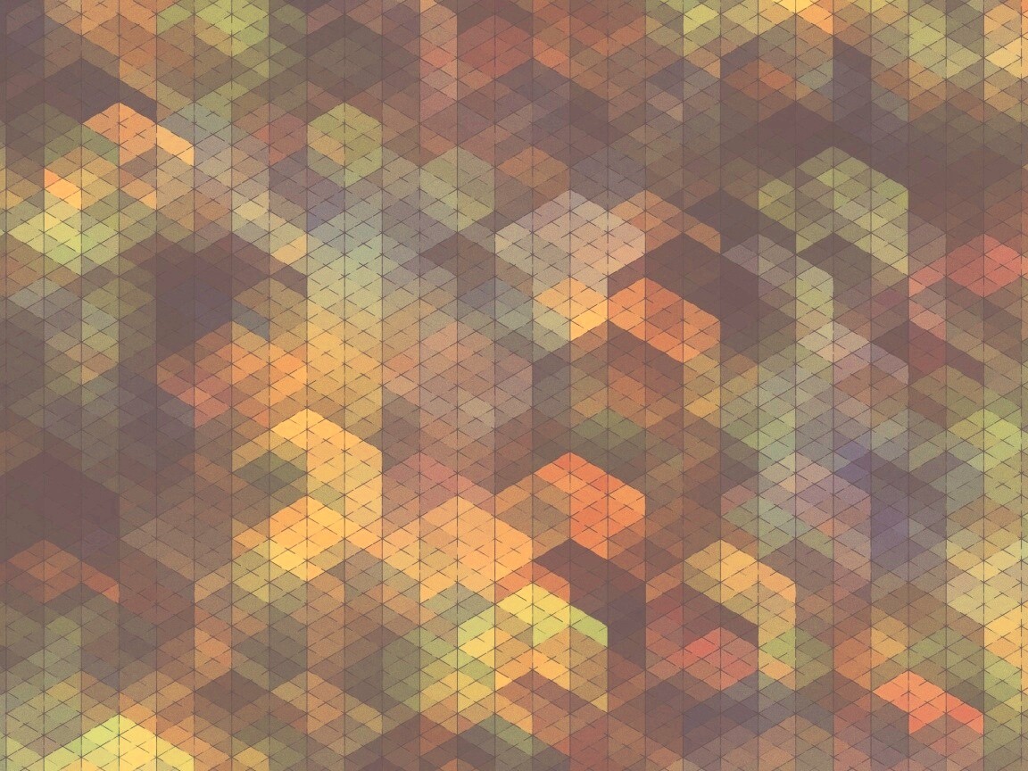 Разноцветные ромбики обои