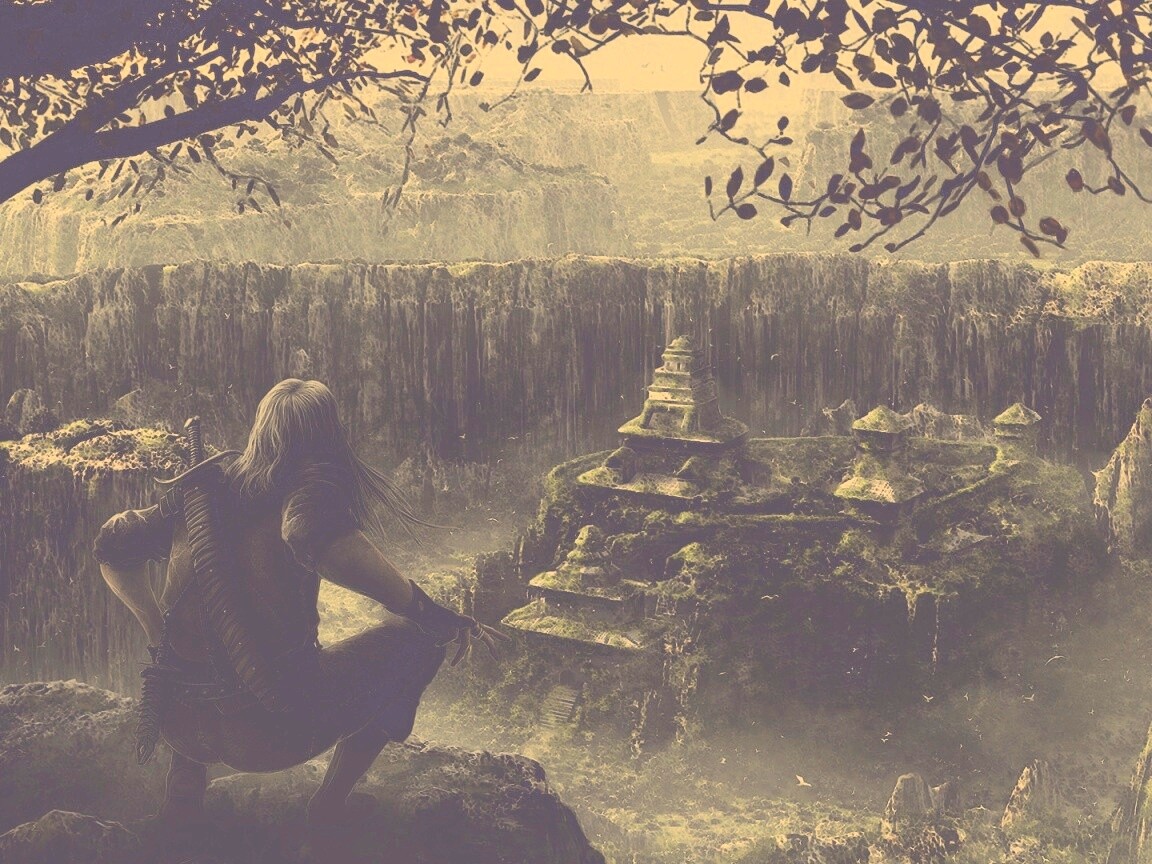 Затерянный город обои