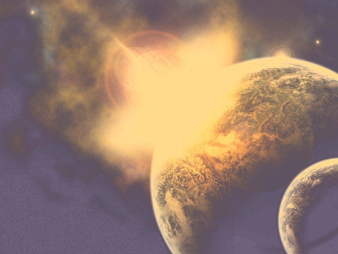 Восход за горизонтом обои