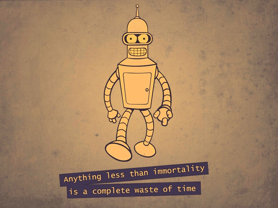 Бендер о смысле жизни обои