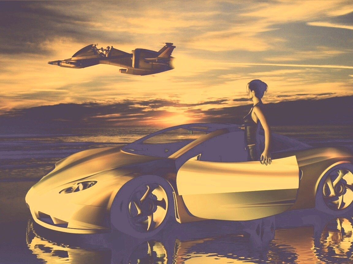 Транспорт будущего обои
