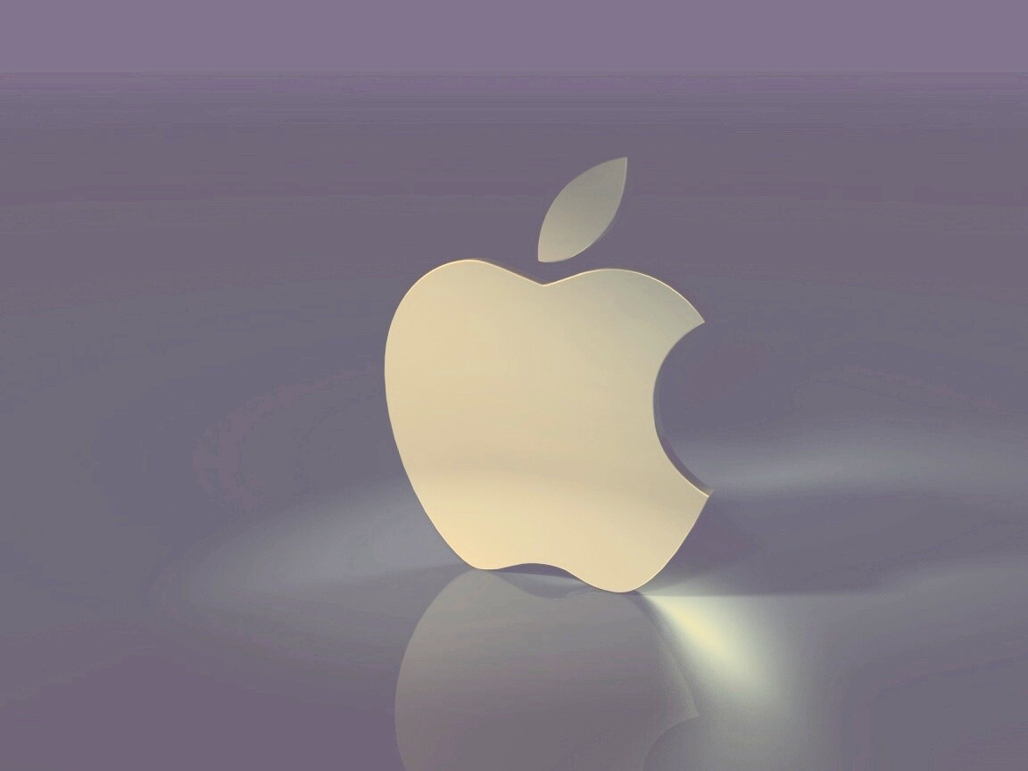 3D логотип Apple обои