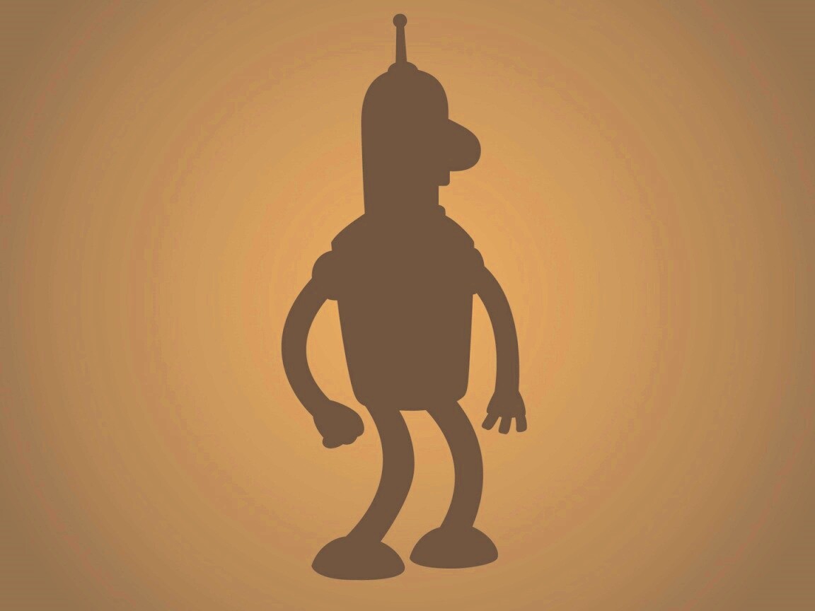 Силуэт Бендера обои