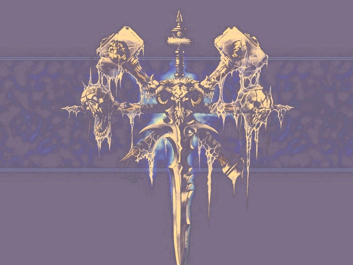 Логотип WarCraft Frothen Throne обои