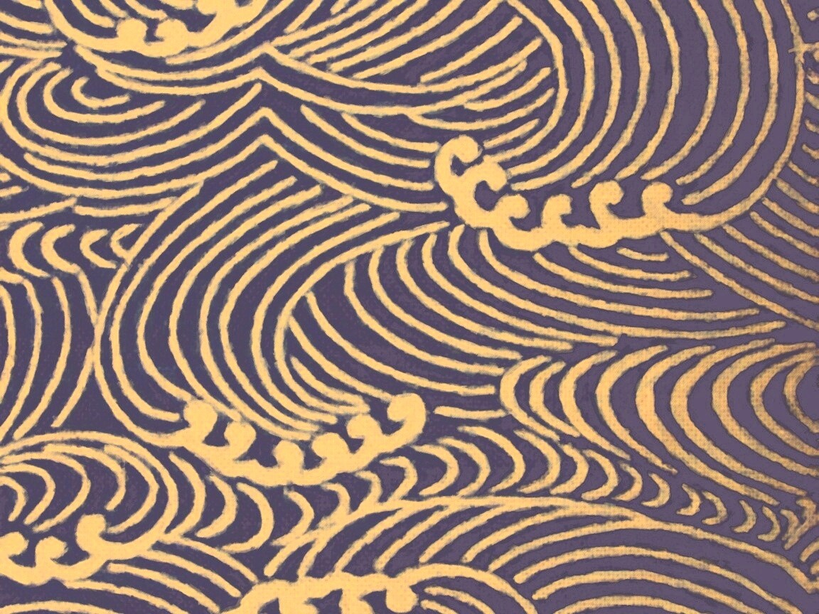 Волны на ткани обои