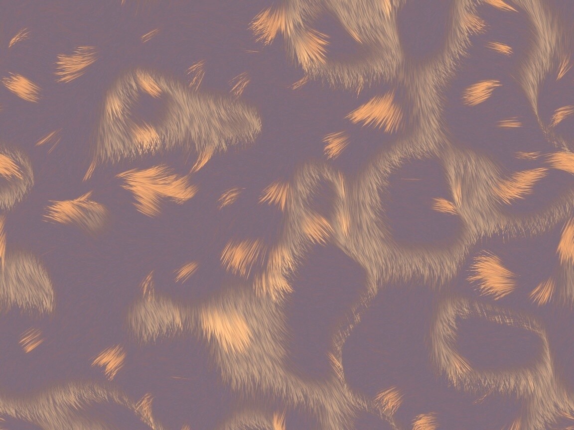 Льющийся волнами мех обои