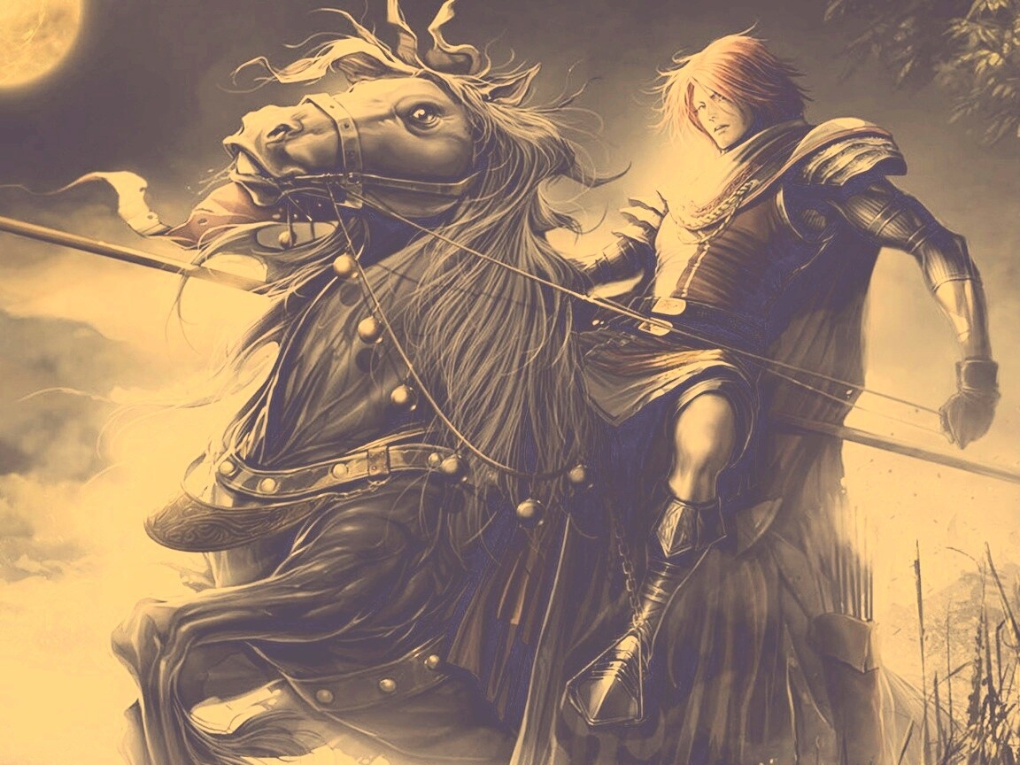 Рыцарь с копьем обои