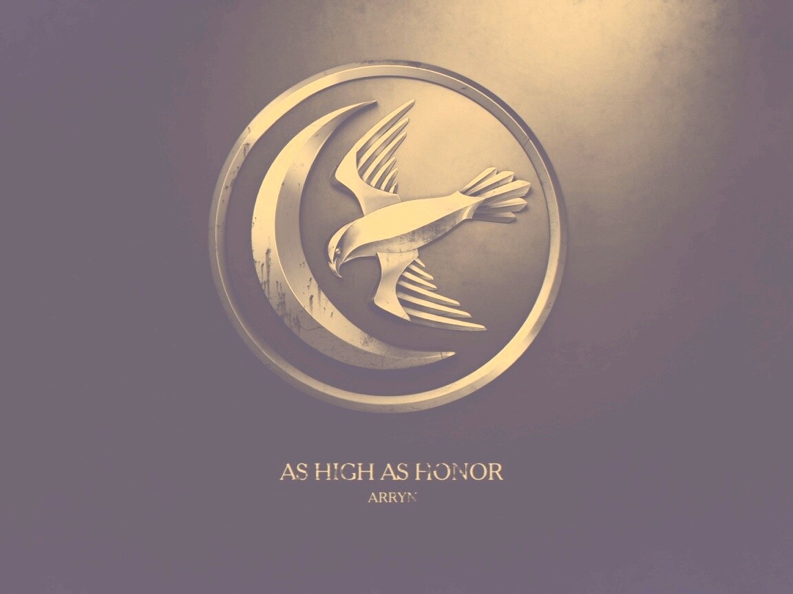 Металлический герб дома Аррен обои