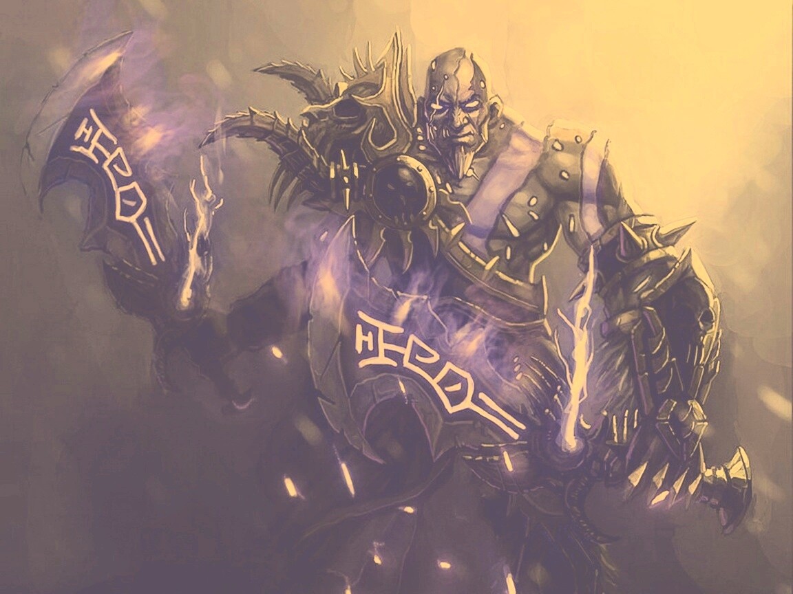 Андед с топорами обои