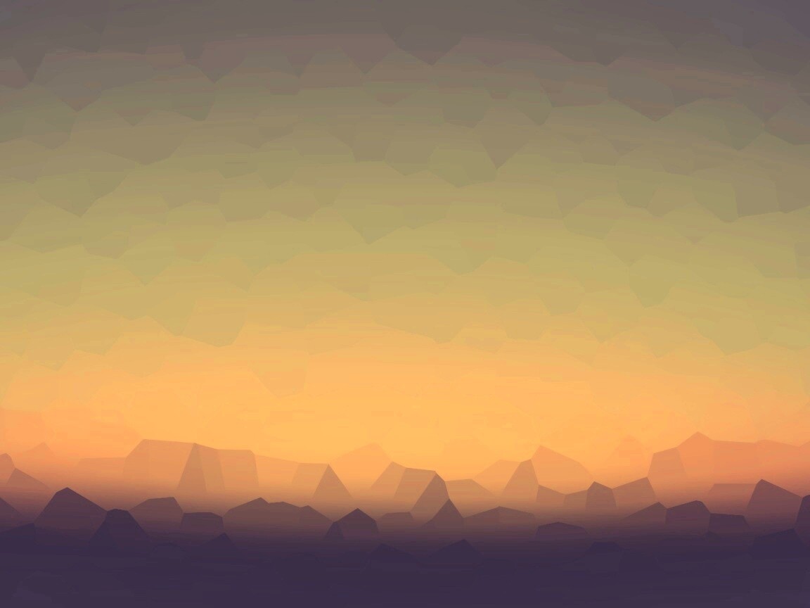 Минималистичный пейзаж обои