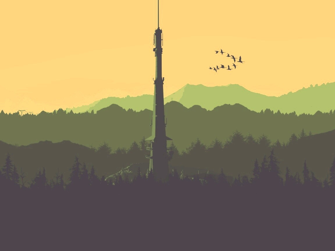 Зеленые горы обои