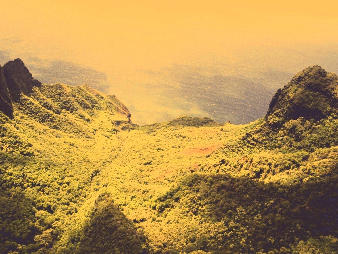 Горный пейзаж обои