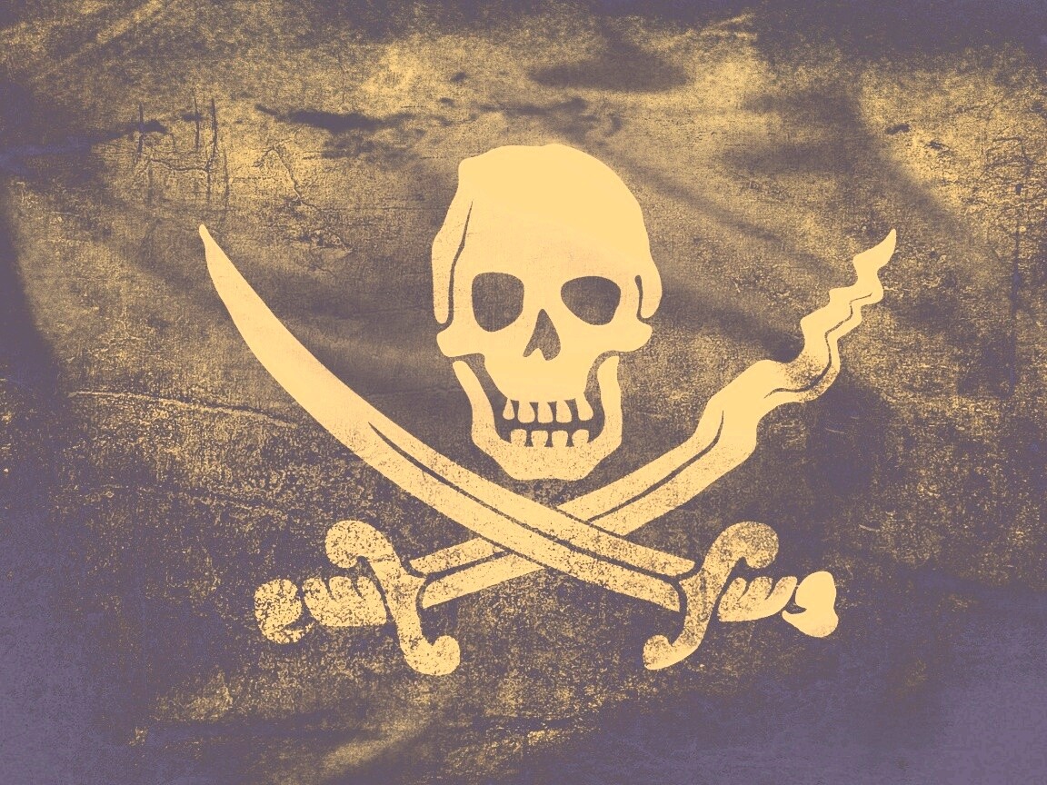 Пиратский флаг обои