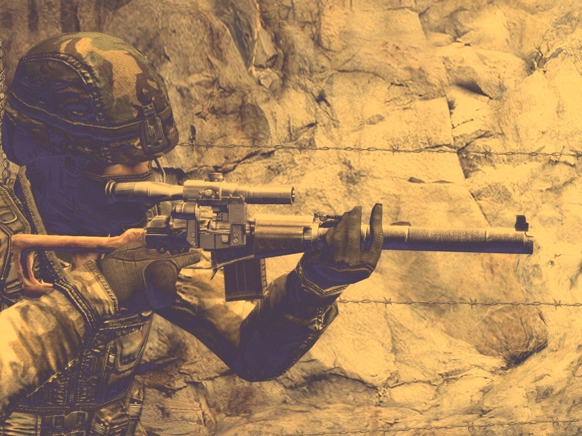 Снайпер из Counter Strike обои