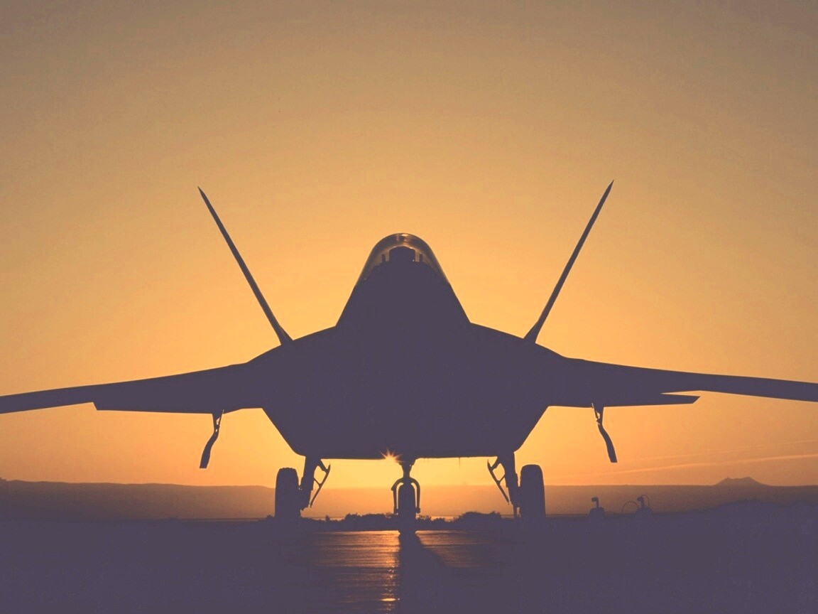 Истребитель F22 обои