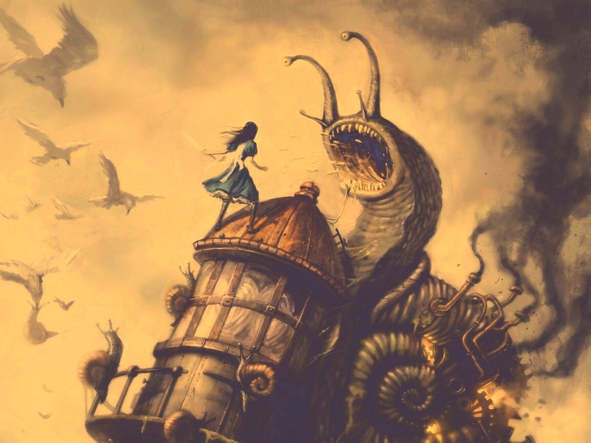 Битва с механической улиткой обои