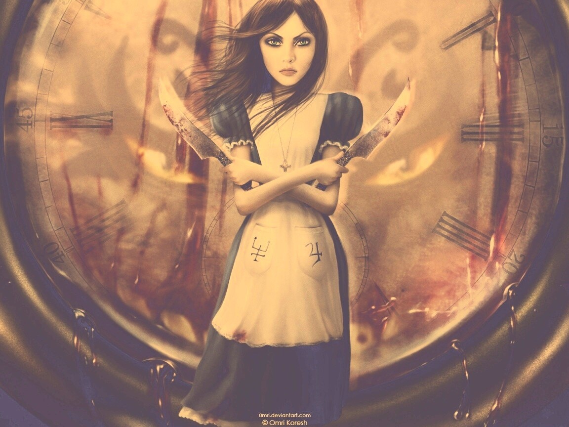 Алиса гроза страны чудес обои