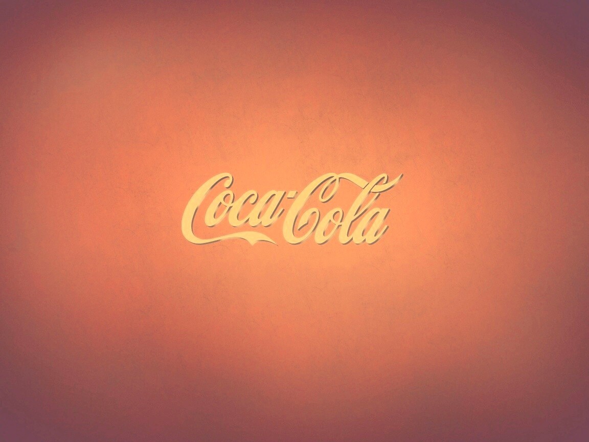 Красный логотип Coca-Cola обои