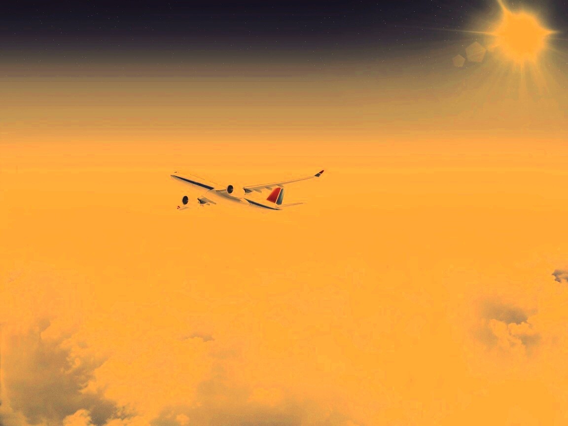 Пассажирский лайнер обои