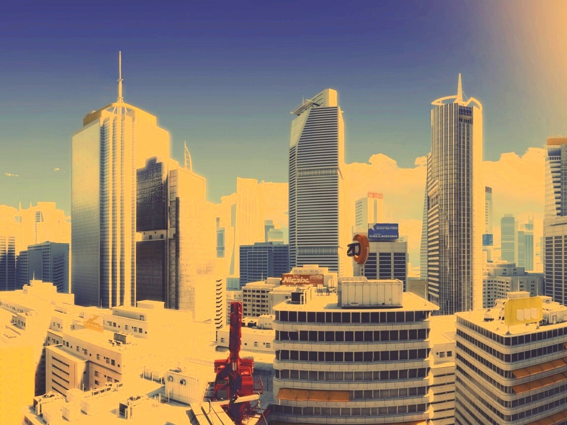 Город Mirrors Edge обои