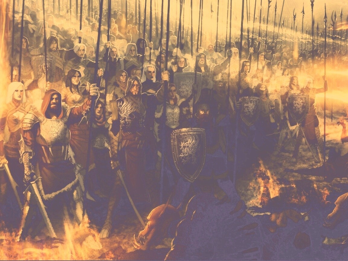 Борьба против порождений тьмы обои