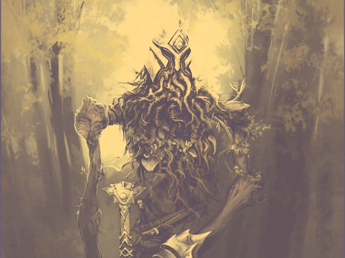 Зеленый король обои