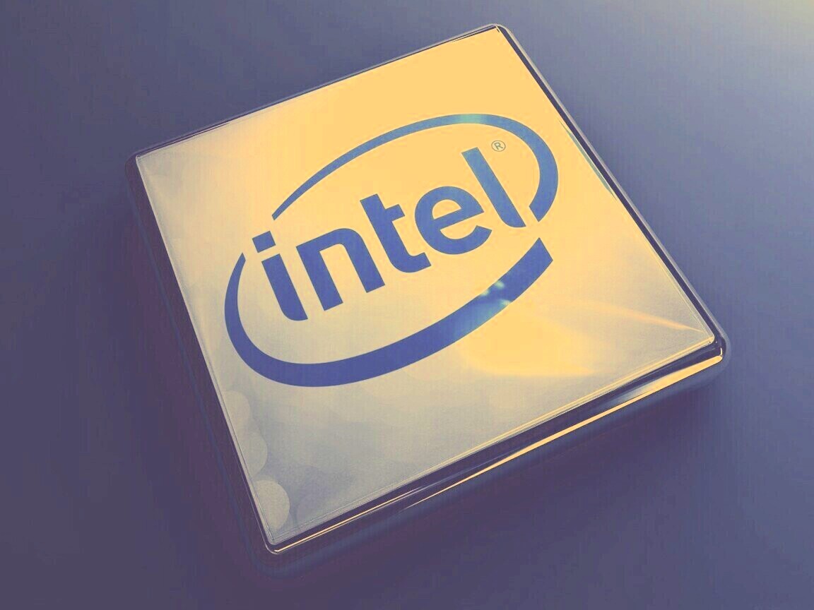 Логотип Intel обои