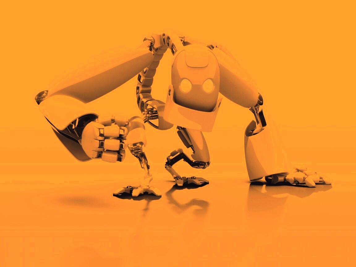 Крадущийся робот обои