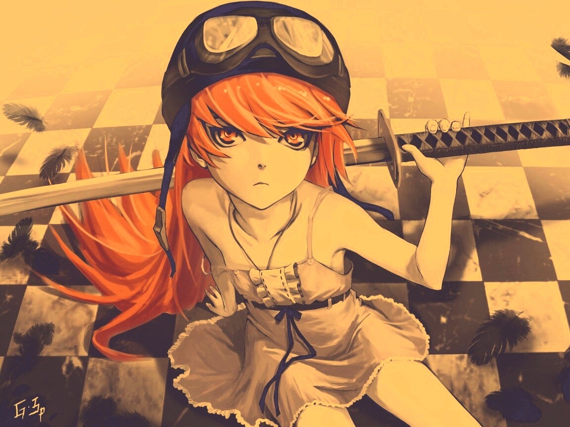 Полувампир из Bakemonogatari обои