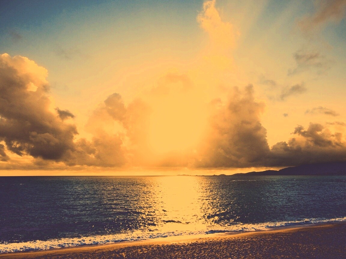 Солнечный пляж обои