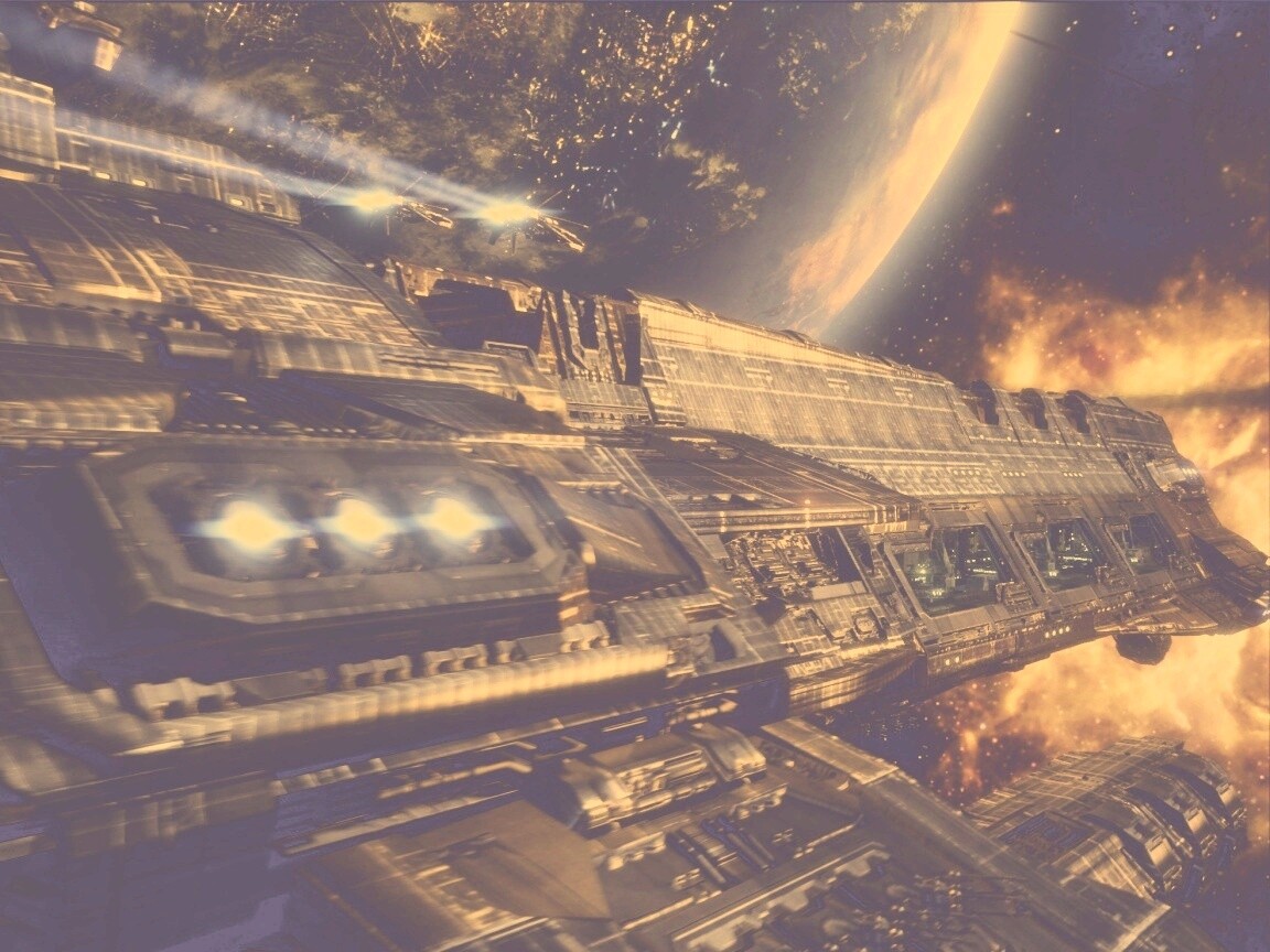 Космический корабль обои