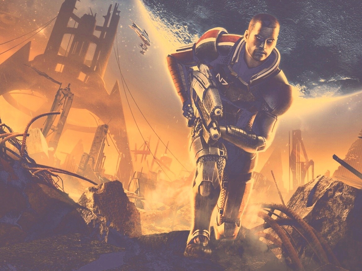 Капитан Шепард обои